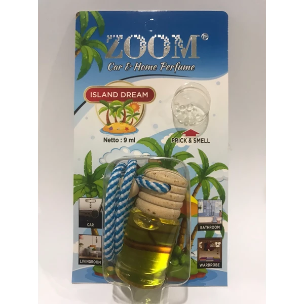 NEW! ZOOM Car & Home Air Freshener Fragrance - Island Dream